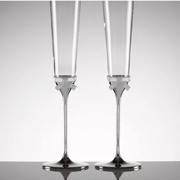 kate spade Other - KATE SPADE for Lenox Champagne Flutes Pair “Grace Avenue”